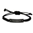 thumbnail image 1 of Amangny Valet Inspirational Gifts for Him: No Matter How Difficult the Days May Get, Never Forget the Reason You Became a Valet, Black Rope Adjustable Birthday Unique Gift for Valets from You, 1 of 3