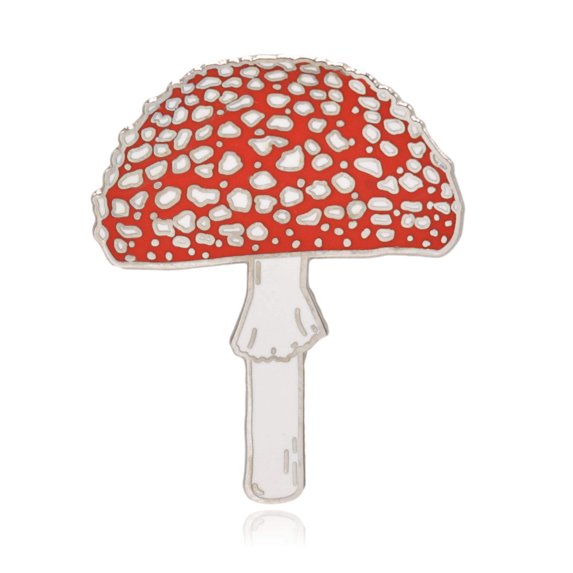 Amanita Mushroom Hard Enamel Pin | Clayton Jewelry Labs