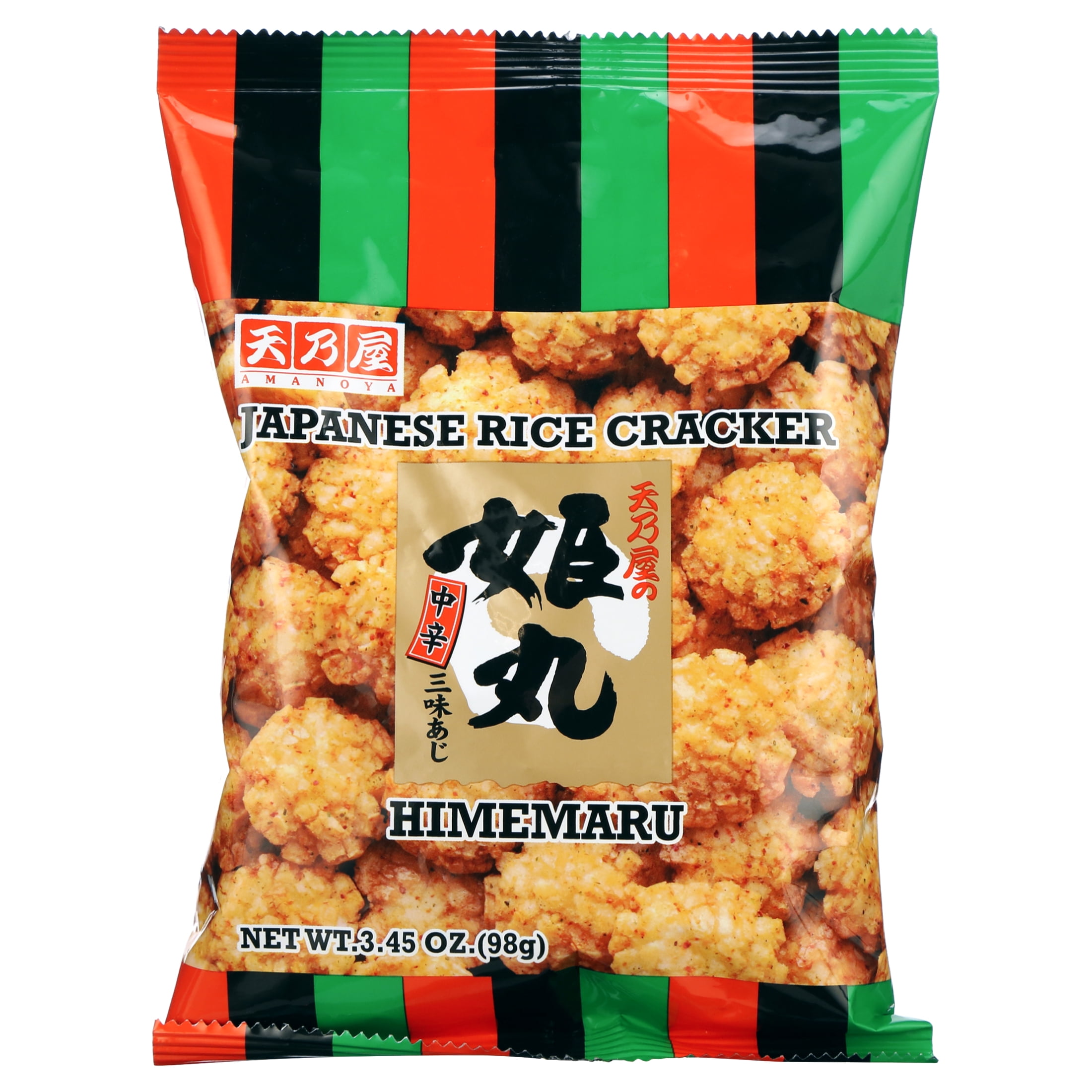 Amanoya Himemaru Japanese Rice Crackers, 3.45 oz