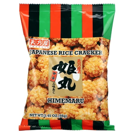 Amanoya Himemaru Japanese Rice Crackers, 3.45 oz