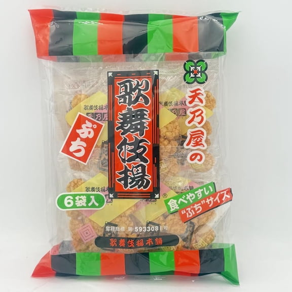 Amanoya Kabukiage Rice Cracker 90g/(6pc)
