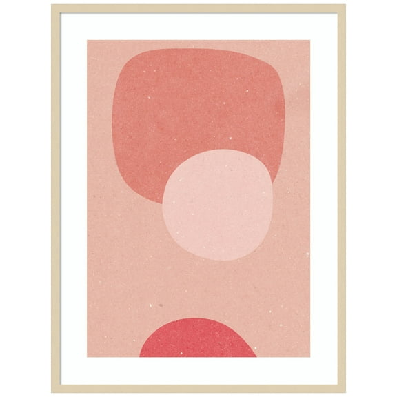 Amanti Art Abstraction 2 Wood Framed Wall Art Print