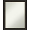 thumbnail image 1 of Amanti Art Accent Bronze Narrow Framed Non-Beveled Bathroom Vanity Wall Mirror - 21.5 x 27.5 in, 1 of 10