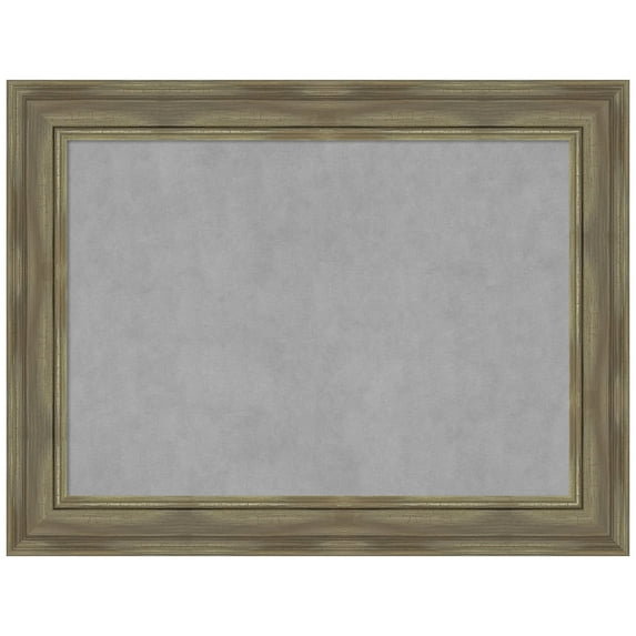 Amanti Art Alexandria Greywash Framed Magnetic Board 34 x 26 in.