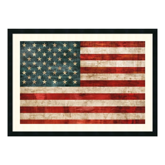 Amanti Art Allegiance Wood Framed Wall Art Print