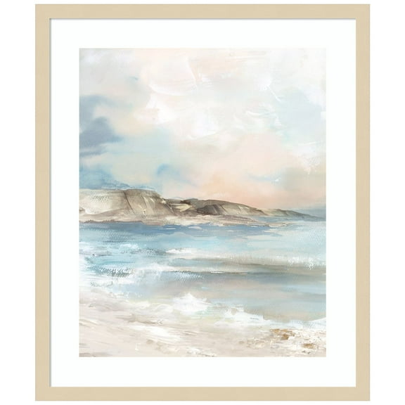 Amanti Art Along the Coast Wood Framed Wall Art Print