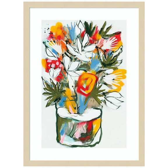 Amanti Art Always Fun Wood Framed Wall Art Print