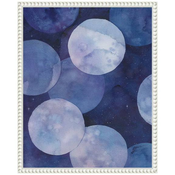 Amanti Art Amethyst Moons II Framed Canvas Wall Art Print