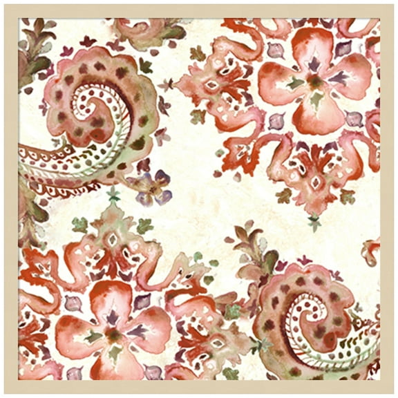 Amanti Art Artisan Medallion Pattern II Wood Framed Wall Art Print