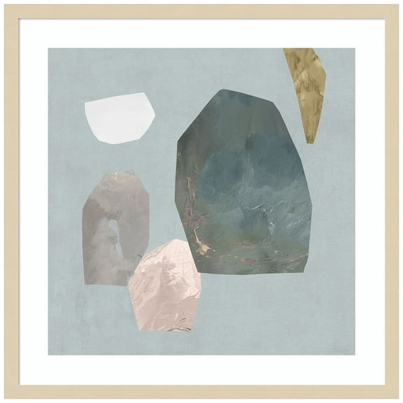 Amanti Art Assembly I Wood Framed Wall Art Print