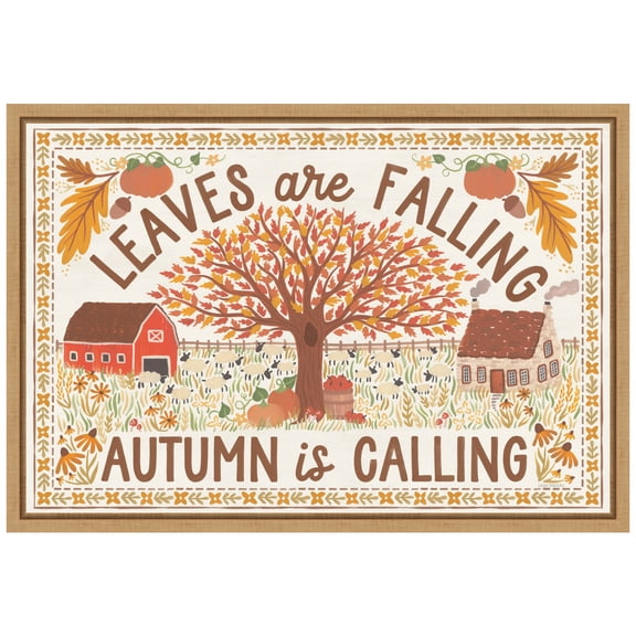 Amanti Art Autumn Days I Framed Canvas Wall Art Print