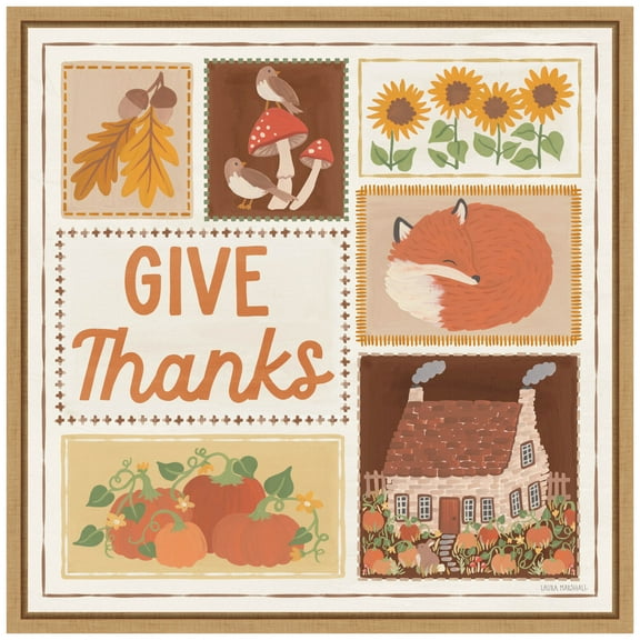 Amanti Art Autumn Days VIII Framed Canvas Wall Art Print