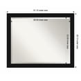 thumbnail image 1 of Amanti Art Avon Black Beveled Wood Wall Mirror 25.25 x 31.25 in., 1 of 5
