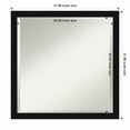 thumbnail image 1 of Amanti Art Avon Black Narrow Framed Wall Mirror - 17.88 x 21.88 in, 1 of 5