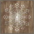 thumbnail image 1 of Amanti Art Barnwood Wonderland III Snowflake Framed Canvas Wall Art Print, 1 of 7