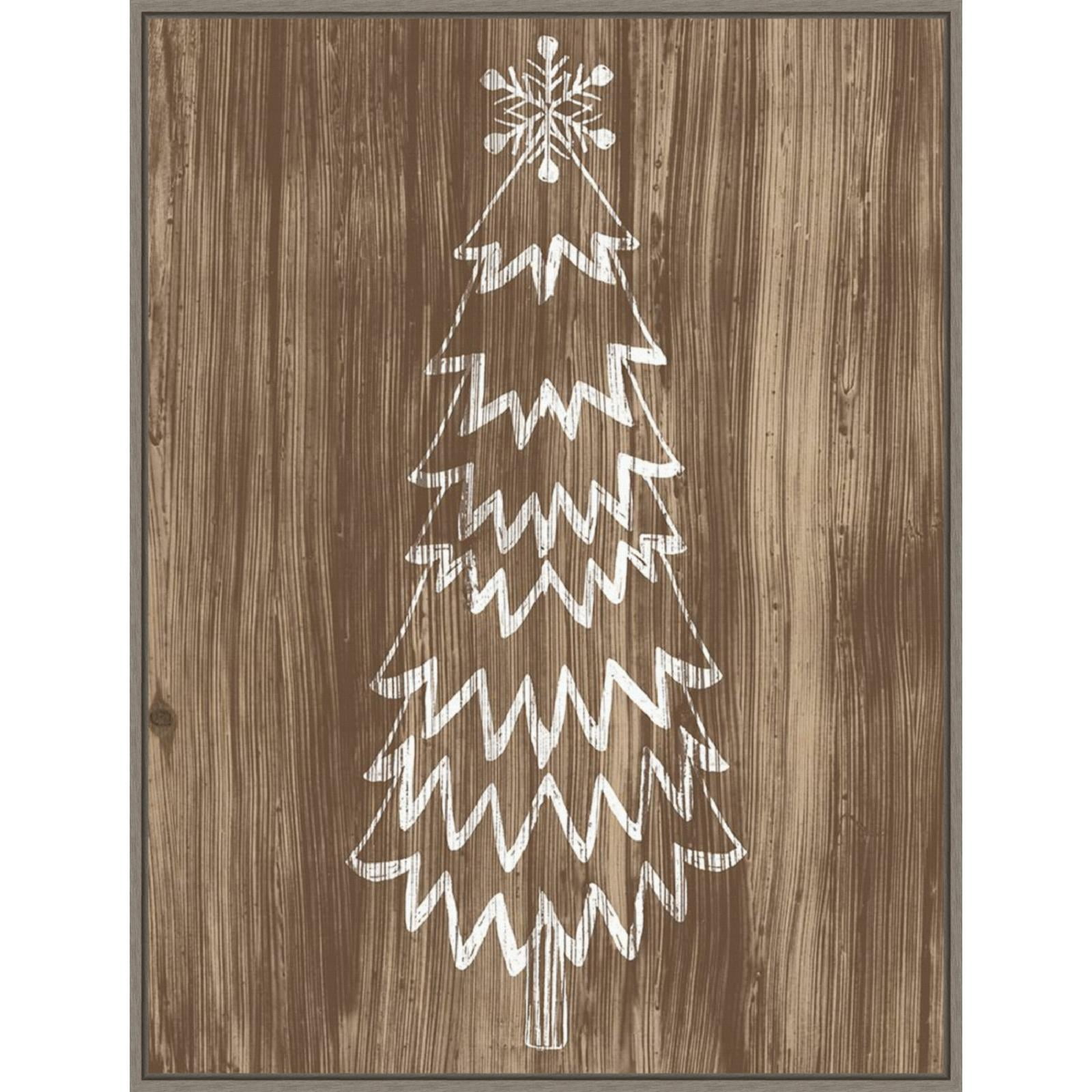 Barnwood Wonderland Framed Canvas Wall Art Print