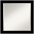 thumbnail image 1 of Amanti Art Basic Black Narrow Beveled Wood Wall Mirror 23.25 x 23.25 in., 1 of 10