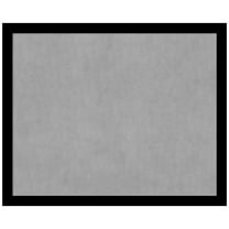 Amanti Art Basic Black Narrow Framed Magnetic Board 43 x 35 in.