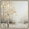 thumbnail image 1 of Amanti Art Beige Birches III Framed Canvas Wall Art Print, 1 of 8