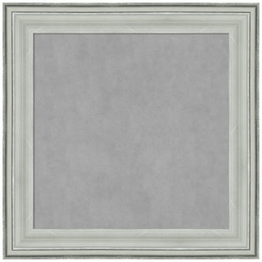 Amanti Art Bel Volto Silver Framed Magnetic Board 15 x 15 in.