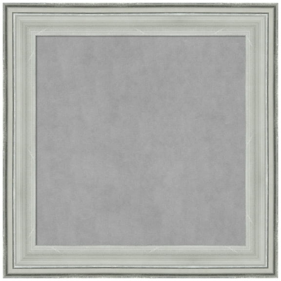 Amanti Art Bel Volto Silver Framed Magnetic Board 15 x 15 in.