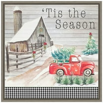 Amanti Art Believe in Holiday Magic IV Framed Canvas Wall Art Print