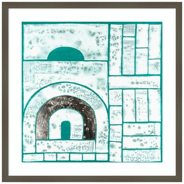 Amanti Art Beryl Motif II Wood Framed Wall Art Print