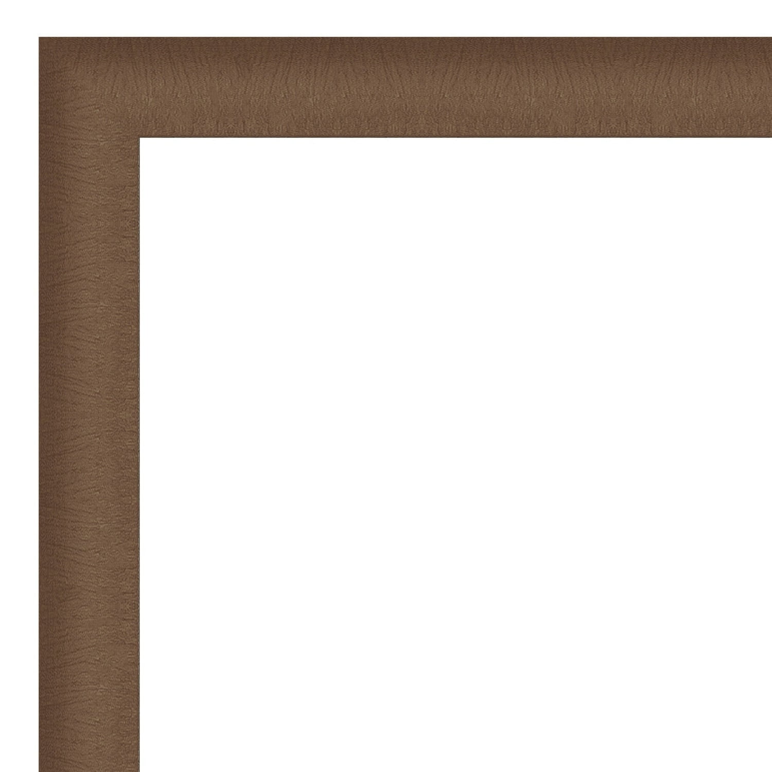 Elegant Brushed Bronze Rectangular Vanity Wall Mirror 21" x 27"