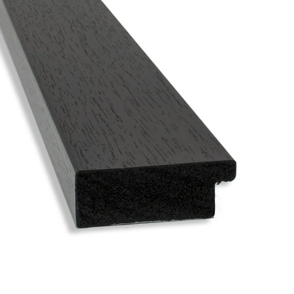 Amanti Art Beveled Bathroom Wall Mirror - Furniture Espresso Narrow Frame Outer Size: 24 x 24 in