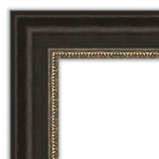 Amanti Art Beveled Bathroom Wall Mirror - Paragon Bronze Frame Outer Size: 23 x 27 in