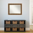 thumbnail image 1 of Amanti Art Beveled Wood Wall Mirror - Manhattan Bronze Frame - Outer Size: 33 x 27 in, 1 of 5