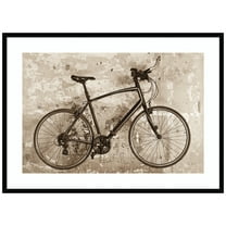 Amanti Art Bike Wood Framed Wall Art Print