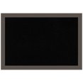 thumbnail image 1 of Amanti Art Black Cork Board Framed Brushed Pewter Bulletin Board 40 in. x 28 in., 1 of 8