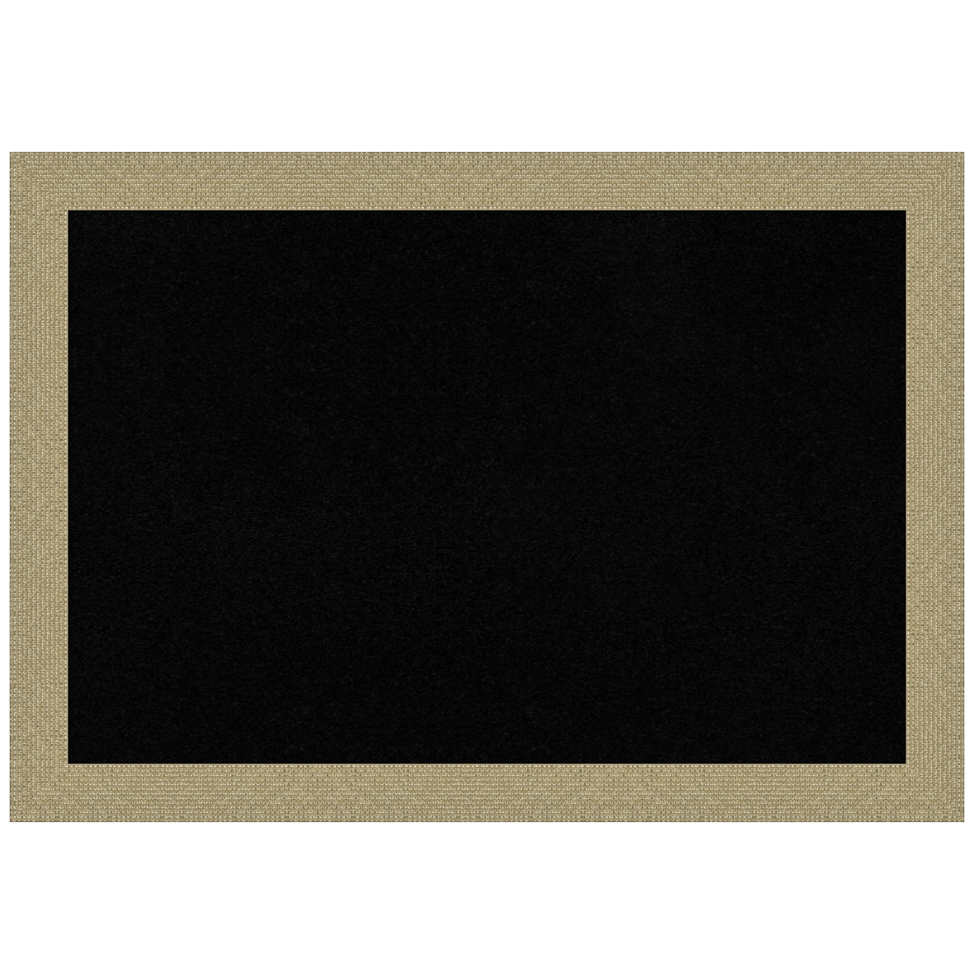 Amanti Art Black Cork Board Framed Mosaic Gold Bulletin Board 40 in. x 28 in.