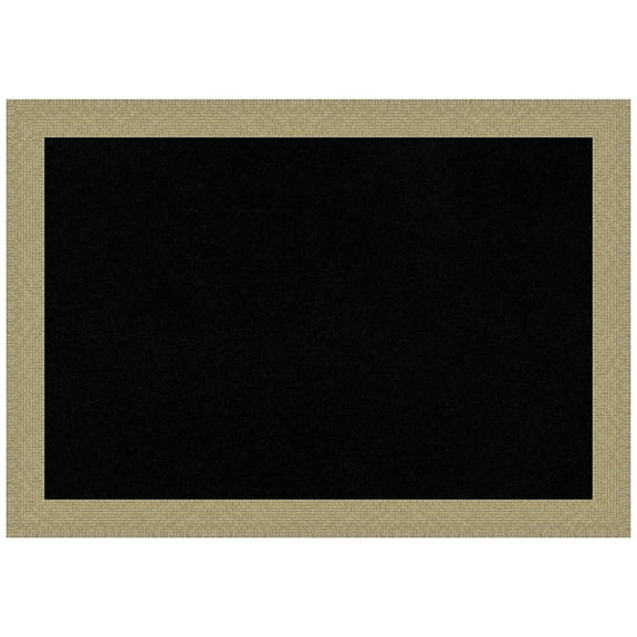 Amanti Art Black Cork Board Framed Mosaic Gold Bulletin Board 40 in. x 28 in.