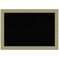 Amanti Art Black Cork Board Framed Mosaic Gold Bulletin Board 40 in. x 28 in.