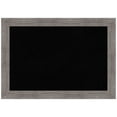 thumbnail image 1 of Amanti Art Black Cork Board Framed Pinstripe Plank Grey Narrow Bulletin Board 27 in. x 19 in., 1 of 7