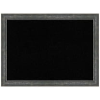 Amanti Art Black Cork Board Wood Framed Angled Metallic Rainbow Bulletin Board 31 in. x 23 in.