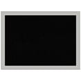 thumbnail image 1 of Amanti Art Black Cork Board Wood Framed Low Luster Silver Bulletin Board 31 in. x 23 in., 1 of 7
