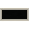 thumbnail image 1 of Amanti Art Black Cork Board Wood Framed Romano Silver Narrow Bulletin Board 34 in. x 16 in., 1 of 7