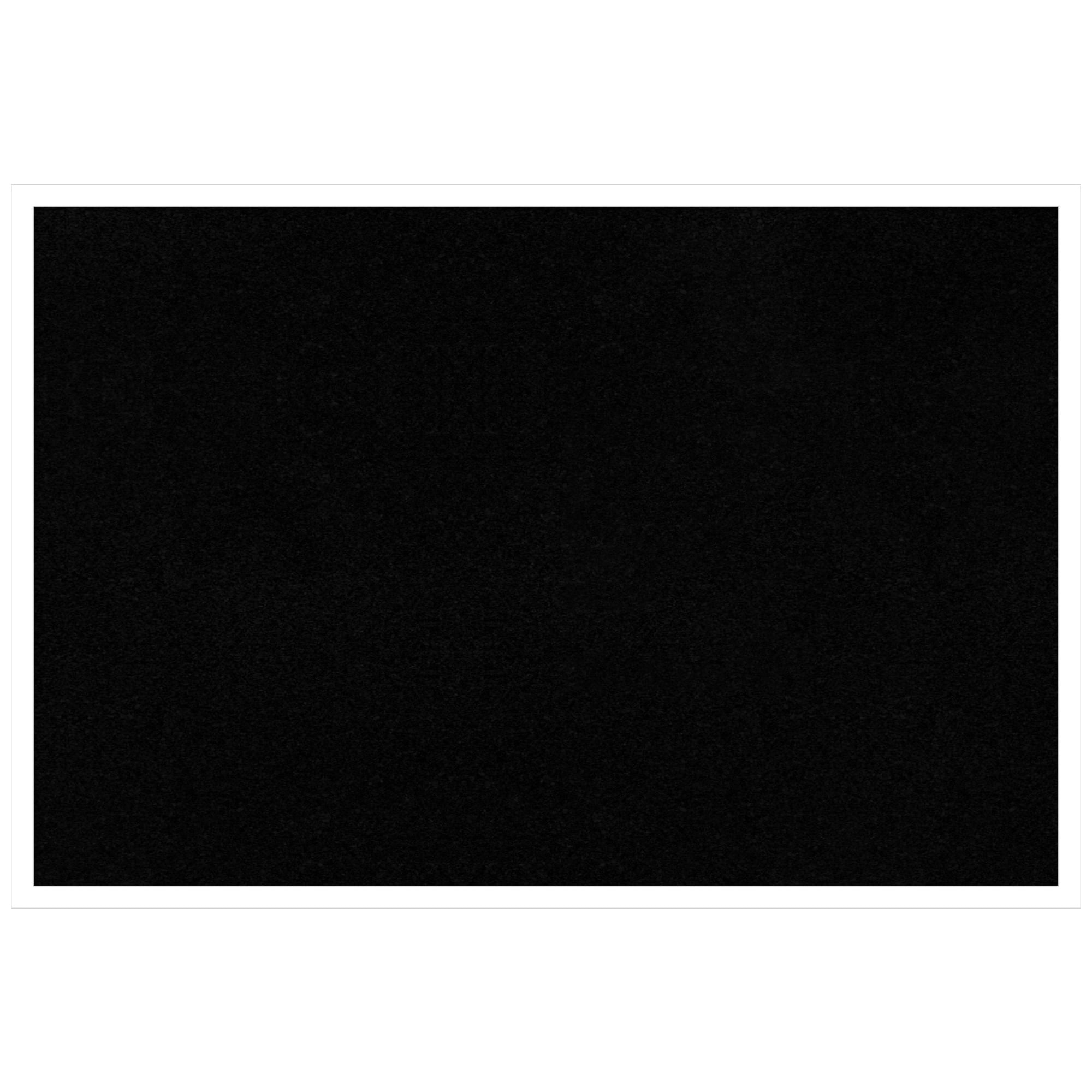 Amanti Art Black Cork Board Wood Framed Svelte White Bulletin Board 37