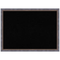 Amanti Art Black Cork Board Wood Framed Two Tone Blue Copper Bulletin Board 30 in. x 22 in.