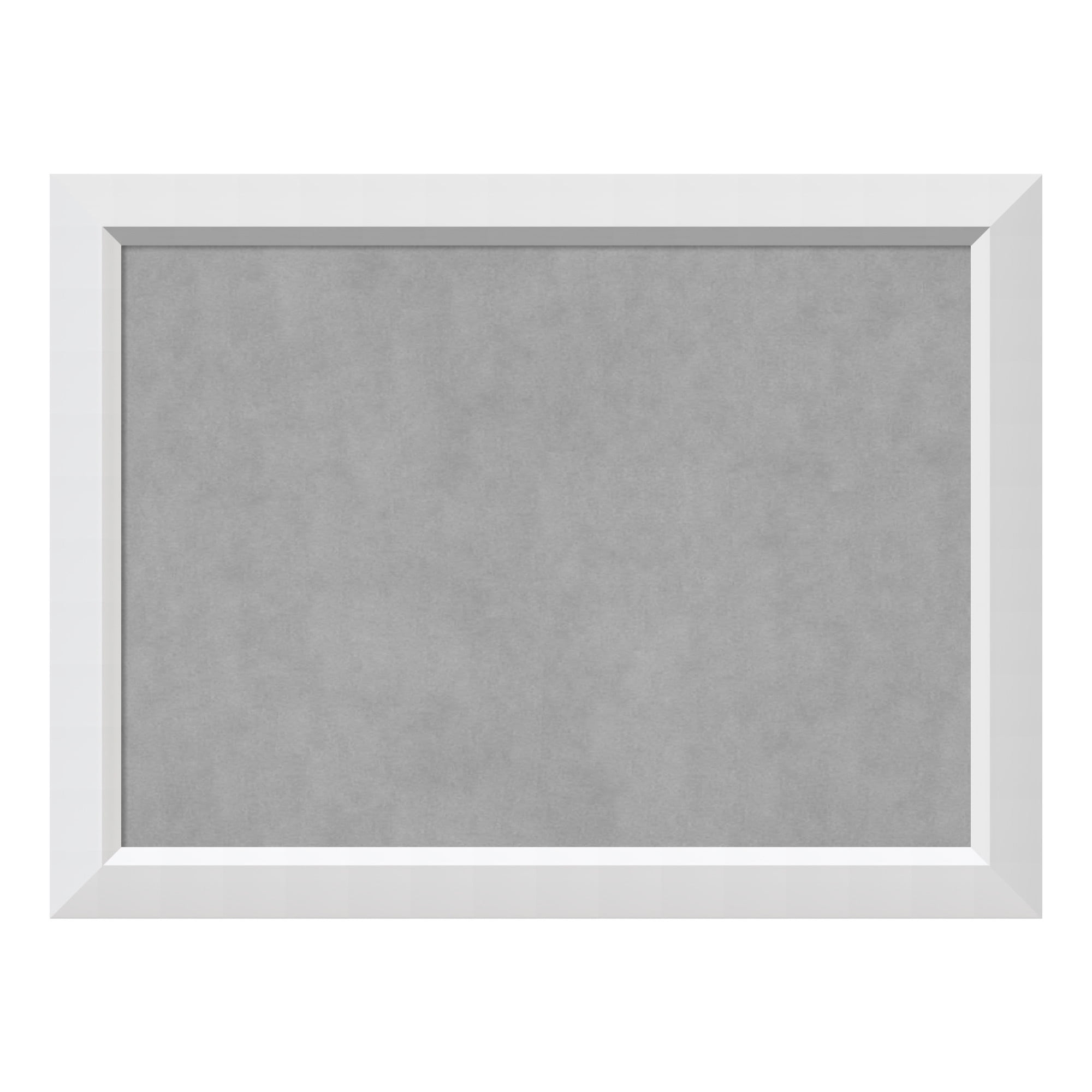 Blanco White Wood and Steel Framed Magnetic Board