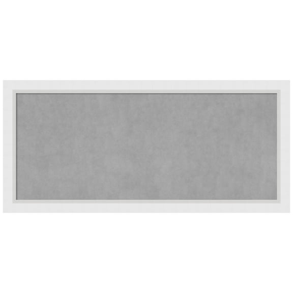 Amanti Art Blanco White Framed Magnetic Board 52 x 24 in.
