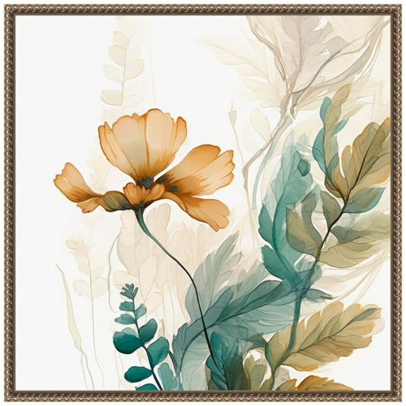 Amanti Art Botanical Radiance II Framed Canvas Wall Art Print