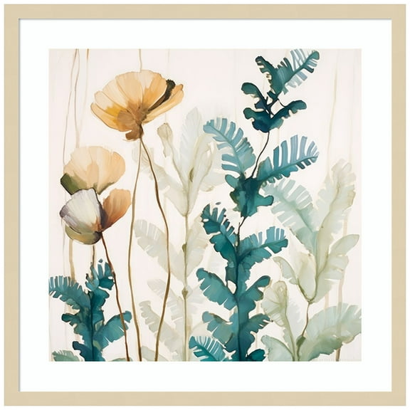Amanti Art Botanical Radiance III Wood Framed Wall Art Print
