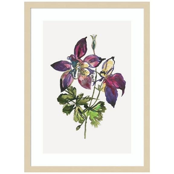 Amanti Art Botany I Wood Framed Wall Art Print