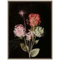 Amanti Art Bouquet 1 Dark Framed Canvas Wall Art Print