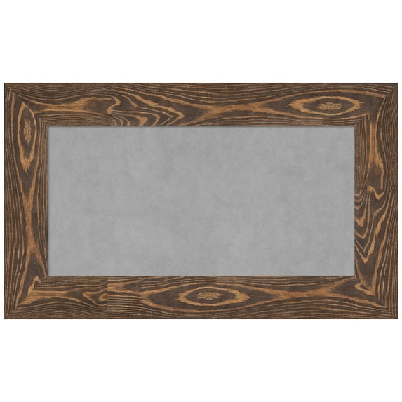 Amanti Art Bridge Brown Framed Magnetic Board 30 x 18 in.