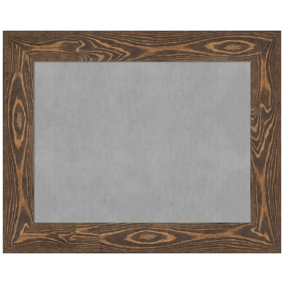 Amanti Art Bridge Brown Framed Magnetic Board 30 x 24 in.